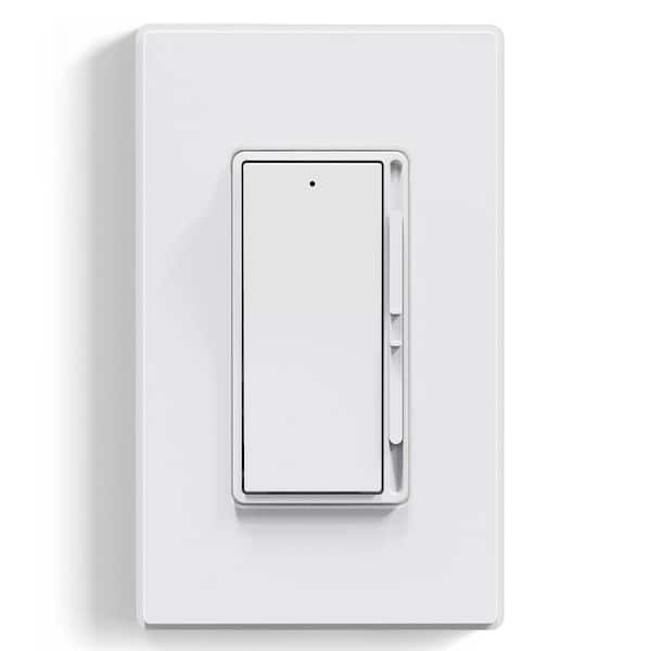 Digital White Lights Touch Dimmer Switch Single Pole for Dimmable LED/CFL 1-Pack