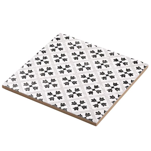 Republique Noblis 7.5 in. x 7.5 in. Matte and Satin Porcelain Floor and Wall Tile (8.61 sq. ft. /Case)