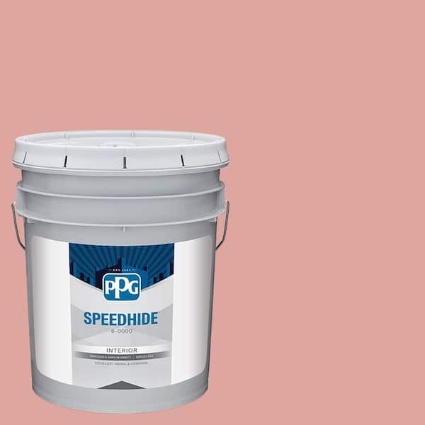 SPEEDHIDE 5 gal. PPG1057-4 Coral Cove Semi-Gloss Interior Paint