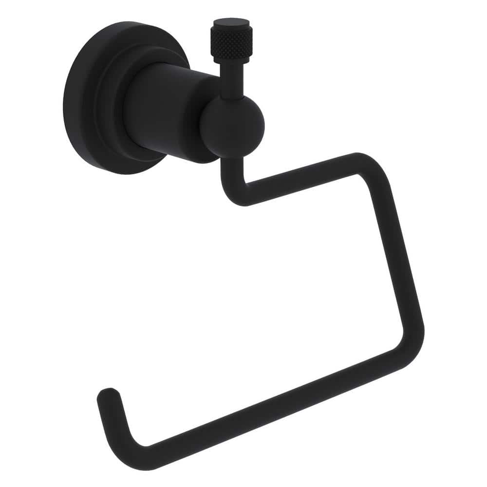 Campo Matte Black Wall Mounted Toilet Paper Holder