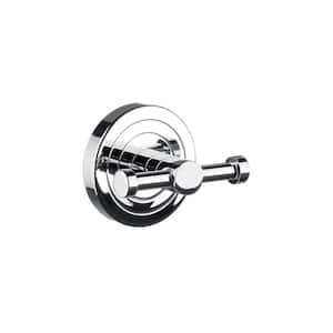 Polo Double Robe Hook in Polished Chrome