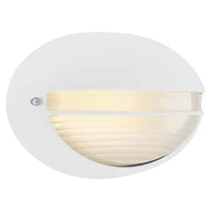 Clifton White LED Outdoor Bulkhead Light