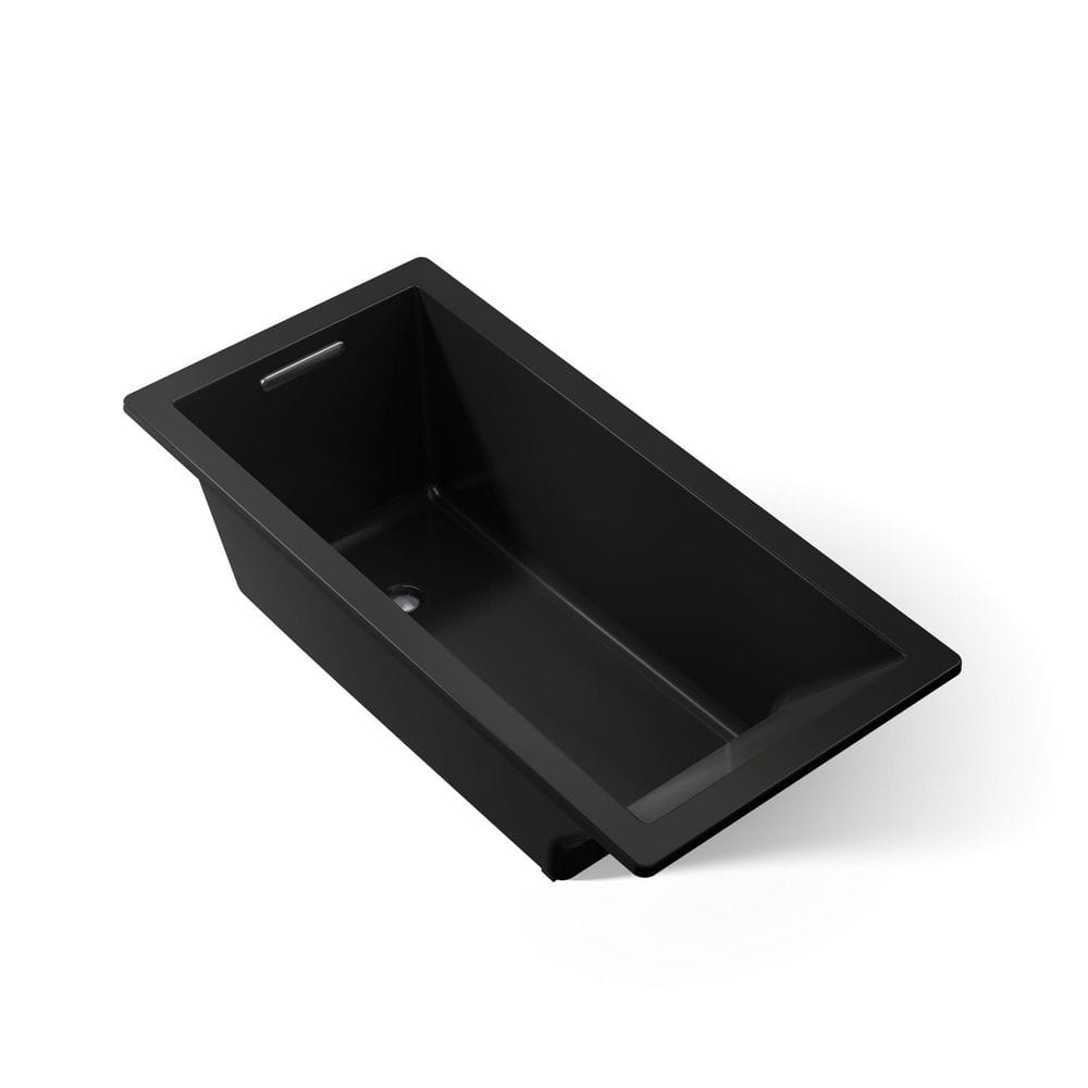 KOHLER Underscore 66 in. x 32 in. Rectangular Soaking Bathtub with