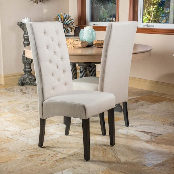 high back dining chairs set of 2