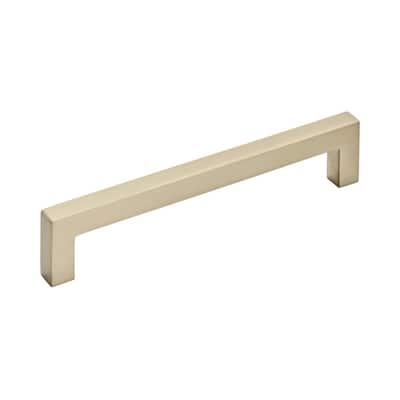 Monument 5-1/16 in. (128mm) Modern Golden Champagne Bar Cabinet Pull