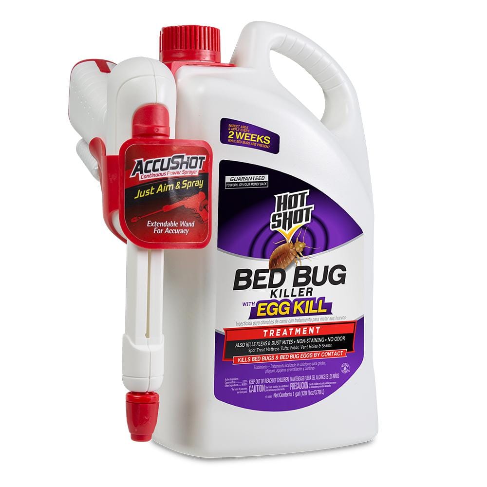 Ready-to-Use Bed Bug and Flea Killer Treatment with Egg Kill AccuShot Spray...