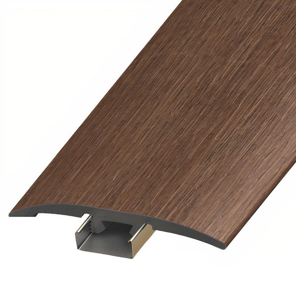 ASPEN FLOORING Woodcreek 1/4 in. Thick x 2 in. Width x 94 in. Length 3-in-1 T-Mold, Reducer, and End Cap Vinyl Molding