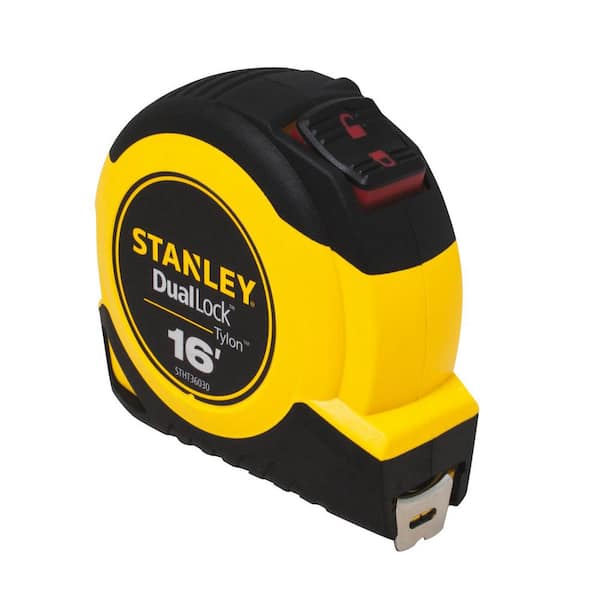 Stanley 16 ft. LeverLock High Visibility Tape Measure STHT30814S - The Home  Depot