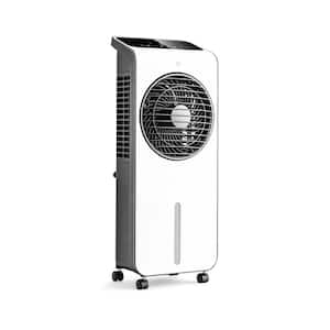 No Heat BTU 3-Adjustable Mode 3-in-1 Portable Air Conditioner Fan Evaporative Air Cooler with 12H Timer Remote in White