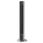 Xtra Air 48 in. 4 Speed Silver Oscillating Tower Fan with Timer and Remote Control