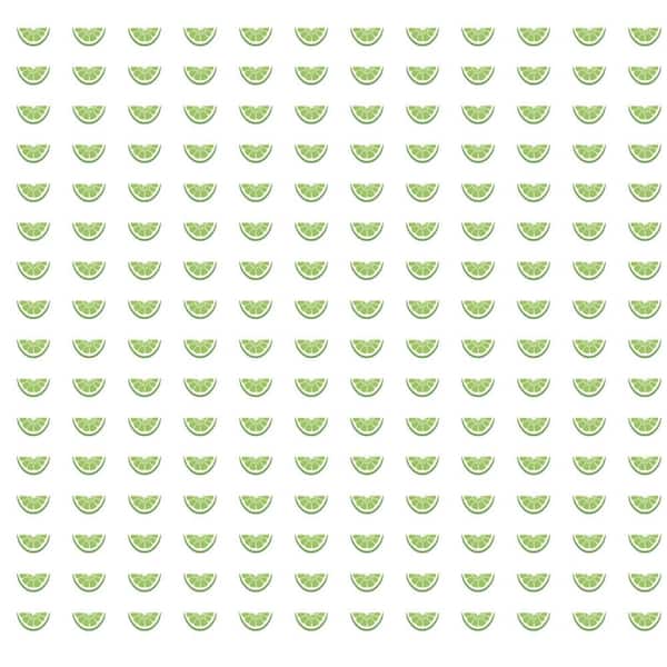 York Wallcoverings Citrus Party Green Paper Strippable Roll (Covers 60.75 sq. ft.)