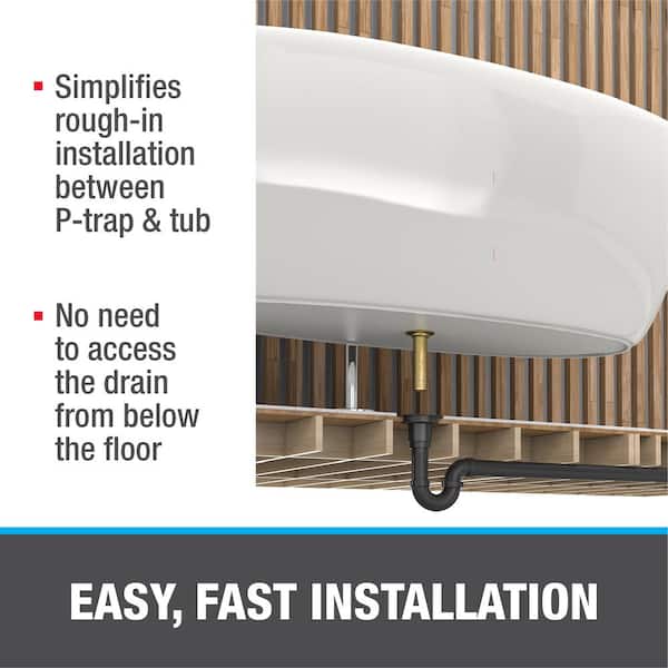 ABS Freestanding Tub Drain Kit