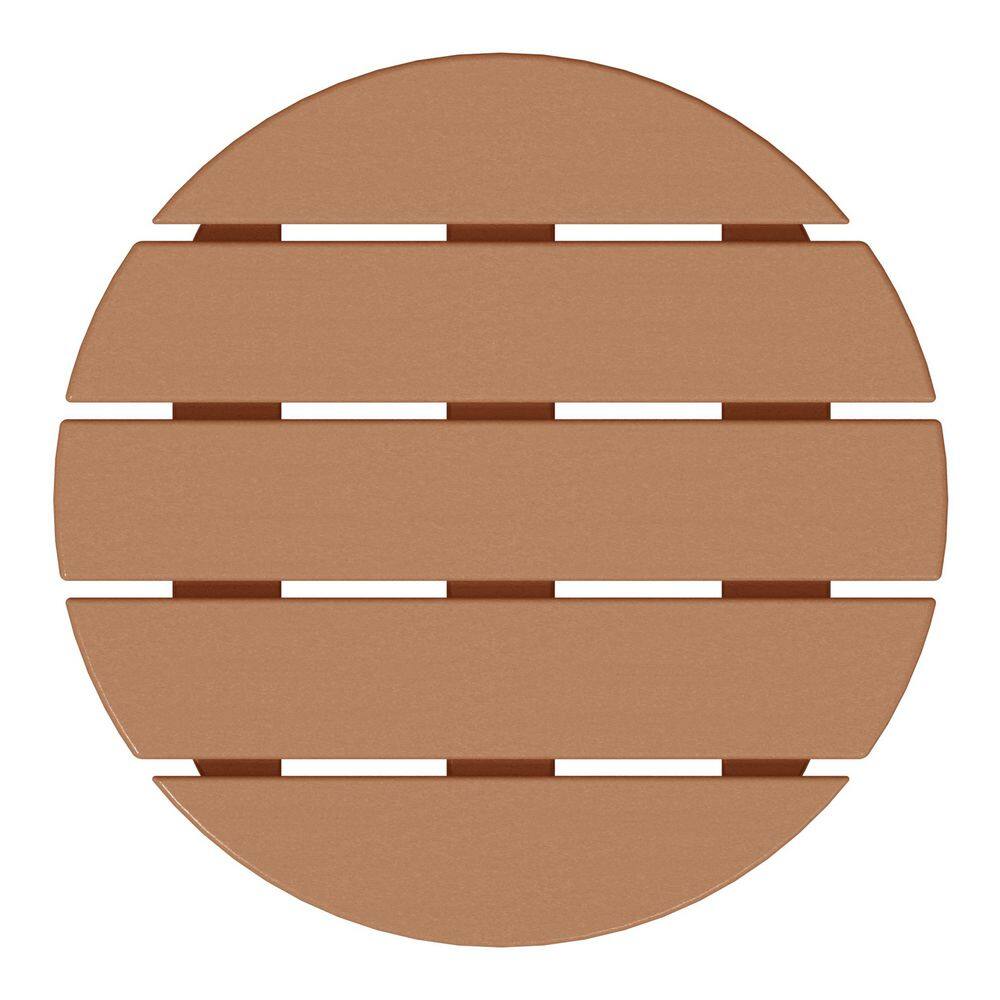 Teak Round 18" Outdoor Side Table