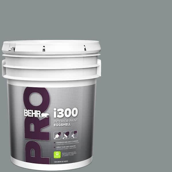BEHR PRO 5 gal. #MQ5-29 Gotham Gray Eggshell Interior Paint