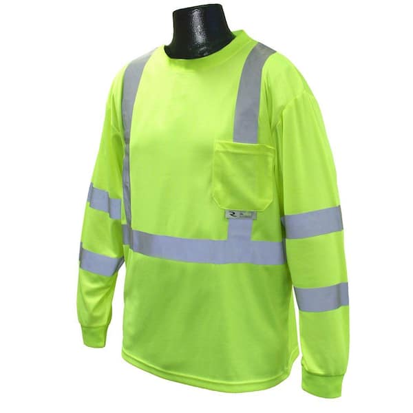 Radians Class 3 5X-Large Green T-Shirt Moisture Wicking