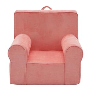 Coral Red Kids Chair Children Armrest Chair Toddler