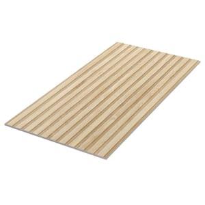 Brookline Ribbon Miel Brown 4 in. x 0.35 in. Matte Porcelain Floor and Wall Tile Sample