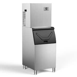 353 lb. Freestanding Ice Maker 166 lbs. Large Storage Ice Machine in Stainless Steel 22.2 Width (in.) Full Size Cubes