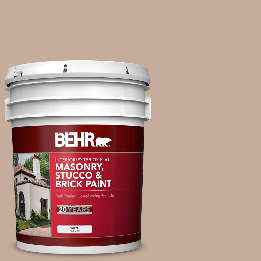 5 gal. #ECC-57-1 California Stucco Flat Interior/Exterior Masonry, Stucco a