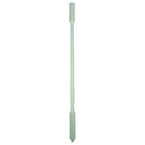 EVERMARK Stair Parts 41 in. x 1-1/4 in. 5141 Primed Square Top Wood Baluster for Stair Remodel