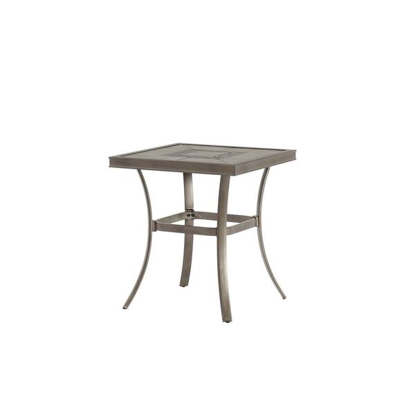 Tile Top Patio Table Square Patio Furniture