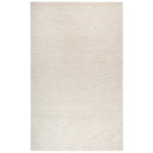 Emerson Beige 5 ft. x 8 ft. Gradient Solid Wool Area Rug