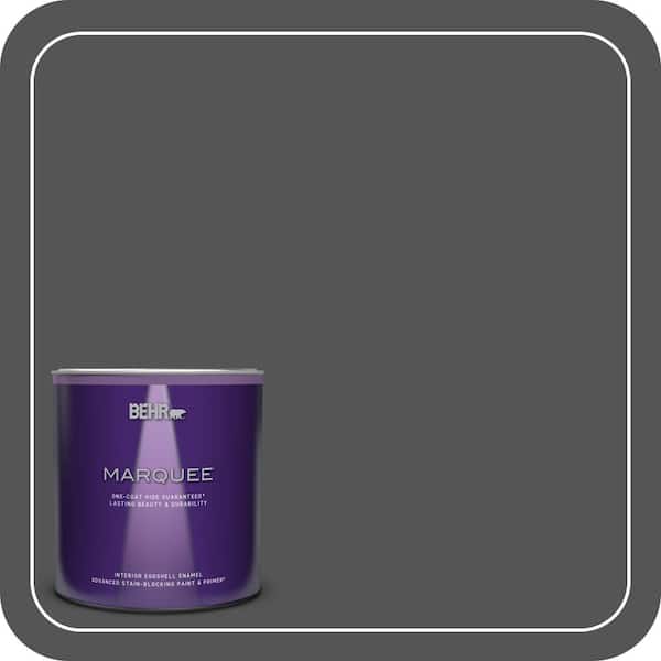 BEHR MARQUEE 1 qt. #PPU25-01 Carbon Copy Eggshell Enamel Interior Paint & Primer