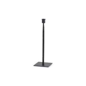 Porter 4.5 L x 4.5 in. W. x 12.0 H Small Black Iron Candle Sconce Holder