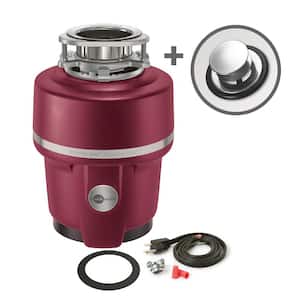 Evolution Select Lift & Latch Quiet 5/8 HP Continuous Feed Garbage Disposal w/ Power Cord & SilverSaver Sink Stopper