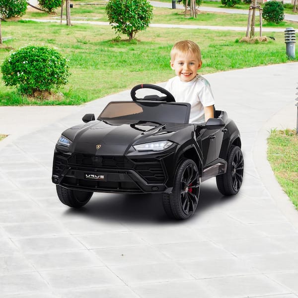 TOBBI 12-Volt Licensed Lamborghini Kids Ride On Car With Remote Control  Electric Kids Drift Car Toy in Green TH17U1017-T01 - The Home Depot