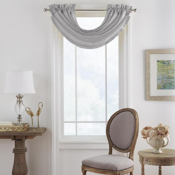 Elrene Versailles Faux Silk Blackout Window Valance