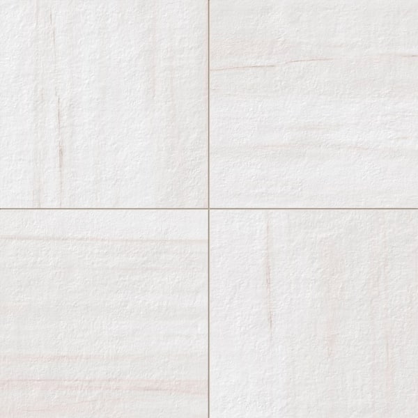 Corso Italia Impero Dolomite White 24 in. x 24 in. x 0.75 in. Marble Look Porcelain Paver (Case of 2)