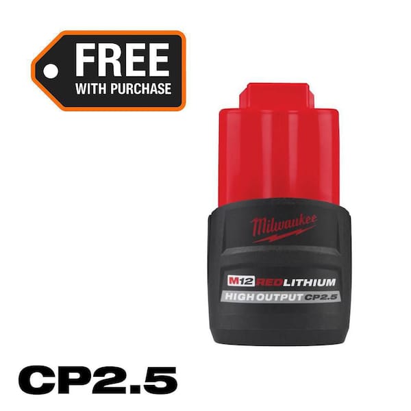 M12 12V Lithium-Ion CP High Output 2.5 Ah Battery Pack