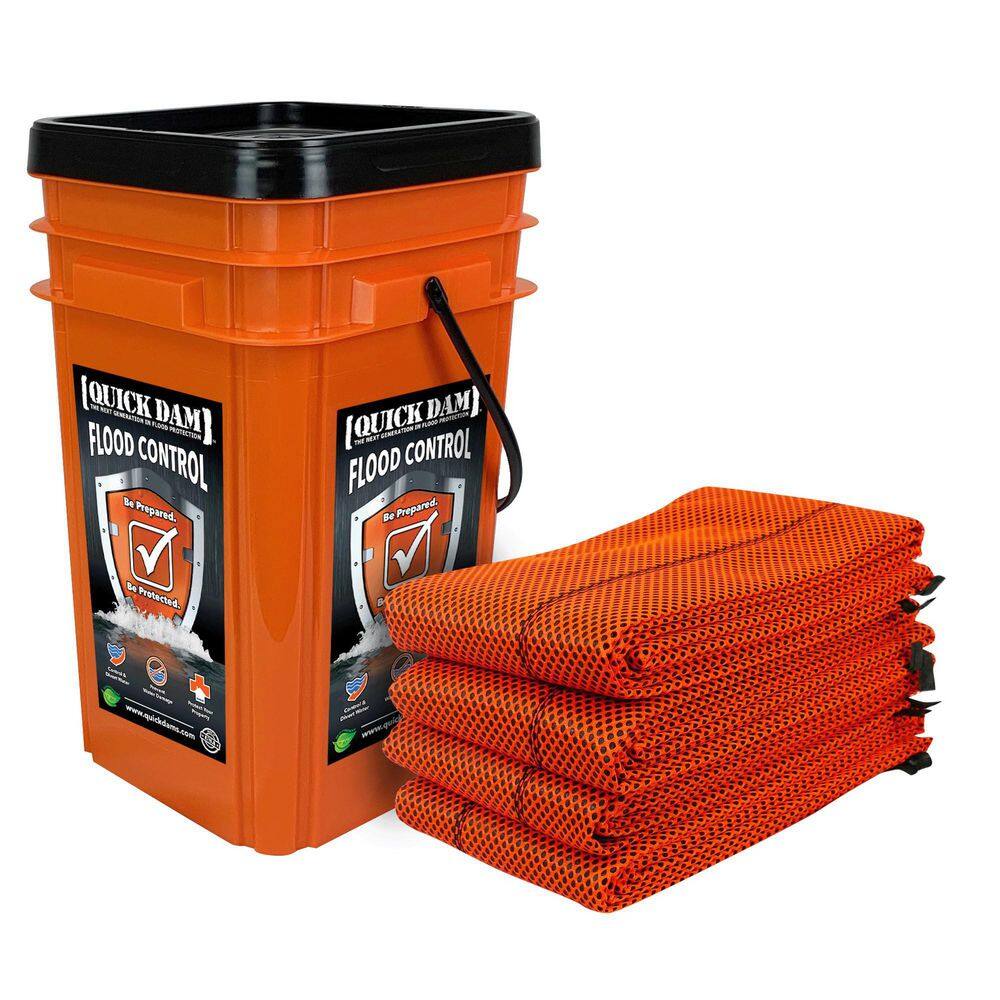 Grab and Go Flood Protection Kit Containing 4 - 10 ft. Hi-Vis Orange Flood Barriers price history on PriceWatchPro