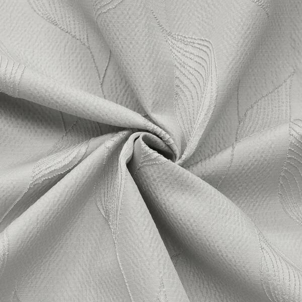 Habitat Corsica Grey Polyester Jacquard 52 W x 95 L