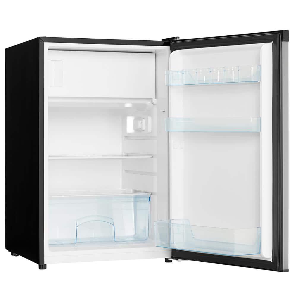 Danby 4.5 cu. ft. Stainless Steel Compact Refrigerator with True Freezer