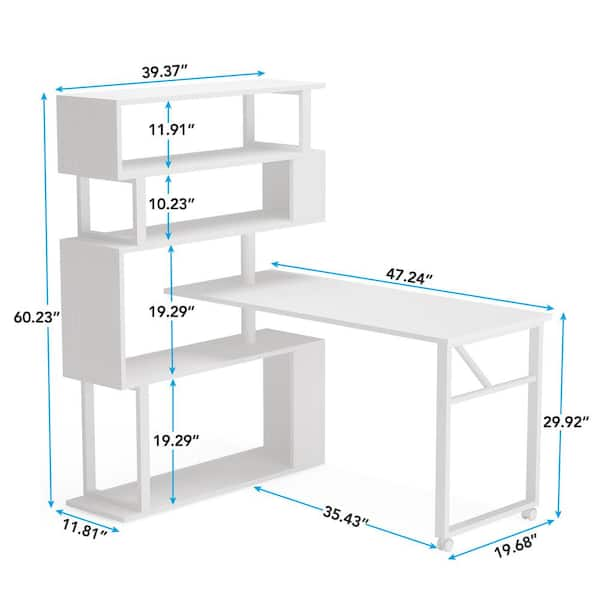 Tribesigns Lantz là tên gọi đầy quen thuộc với những người yêu thích thiết kế nội thất hiện đại. Với mẫu mã đa dạng, chất lượng vượt trội và tính thẩm mỹ cao, sản phẩm này không chỉ giúp bạn có một không gian làm việc đẹp mắt mà còn mang lại sự thoải mái và tiện lợi chiếm không gian. Sản phẩm L-shaped, màu sắc trắng và vàng đồng cùng chất liệu kim loại giúp bạn tận hưởng cuộc sống hiện đại hơn.