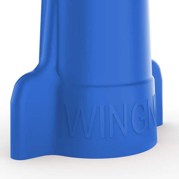 IDEAL Wing-Nut Wire Connector, 454 Blue, Bag of 25 30-454P - The