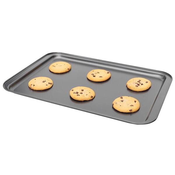 Home Basics 12 in. x 18 in. Non-stick Steel Baking Sheet HDC79275 - The  Home Depot