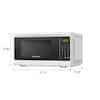 Frigidaire 0.7 cu. ft. Countertop Microwave in White RMW733-WHITE