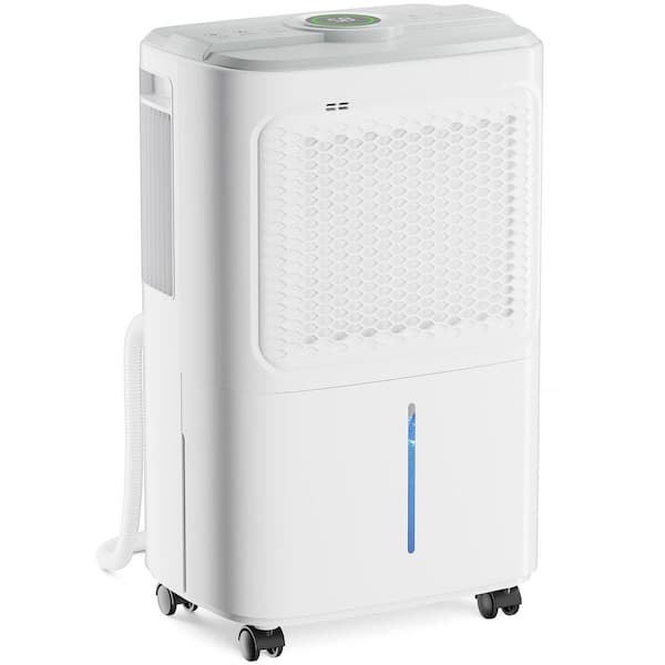 34 pt. 2,500 sq. ft. Energy Star Dehumidifier with Bucket for Wetroom, Basement and Garage with Auto Defrost in White