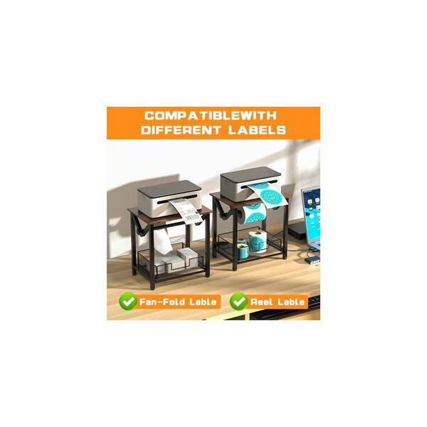 Lable Maker Wooden Label Holder Stand For Thermal Printers - 2-in-1 ...