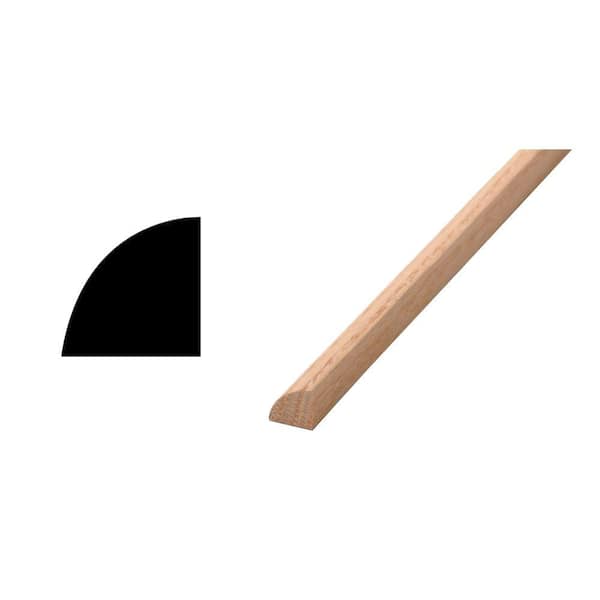 WM 106 11/16 in. x 11/16 in. Oak Quarter Round Moulding