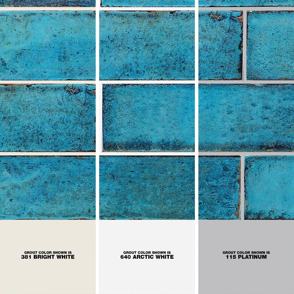 Moze Blue 3" x 12" Polished Ceramic Subway Wall Tile