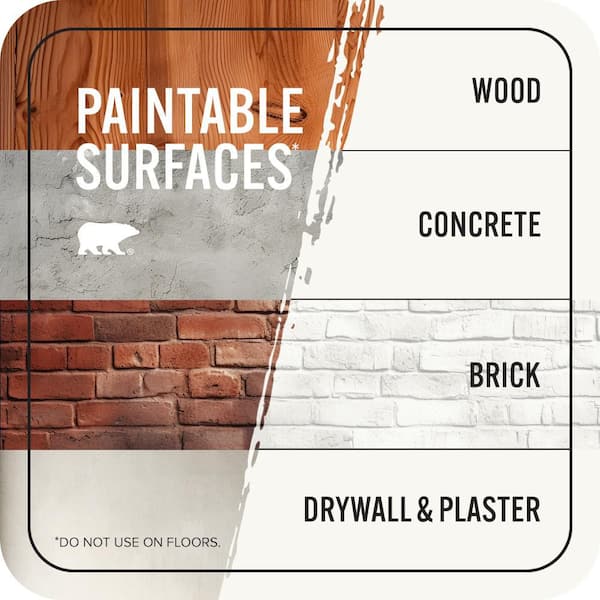 BEHR PREMIUM PLUS - 1 gal. Ultra Pure White Semi-Gloss Enamel Low Odor Interior Paint & Primer