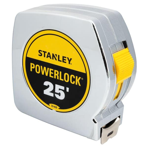 Stanley 25 ft. FATMAX Magnetic Tape Measure FMHT33865L - The Home Depot