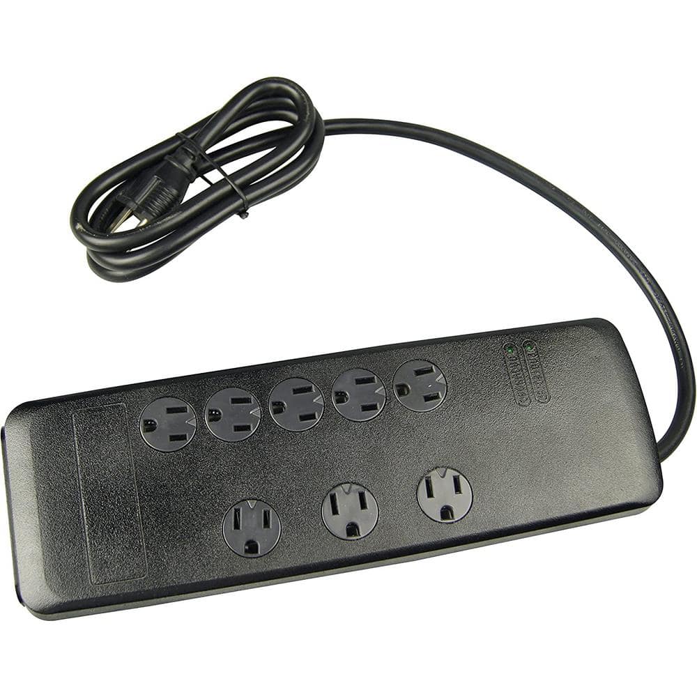 6 ft. 8-Outlet 3540-Joule Surge Protector Power Strip with Sliding Safety Covers and Circuit Breaker price history on PriceWatchPro