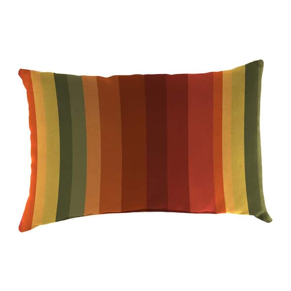 Jordan Manufacturing Islip Outdoor Toss Pillows, Cayenne, 12