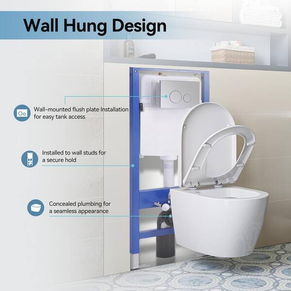 Elongated Bowl 1.1 OR 1.6 GPF Dual Flush Two Piece Toilet