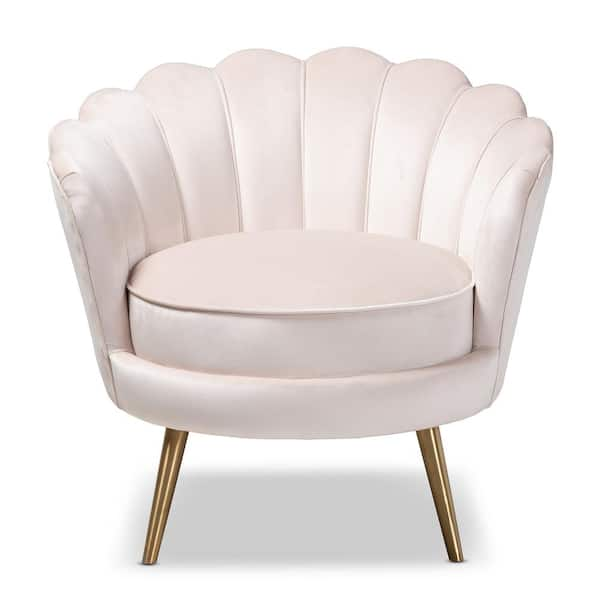 gold fabric accent chair